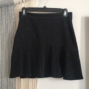 BCBG generation black mini skirt